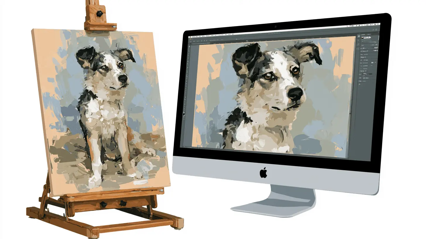 AI Pet Portraits vs Traditional Commissioned Portraits — An Honest Comparison