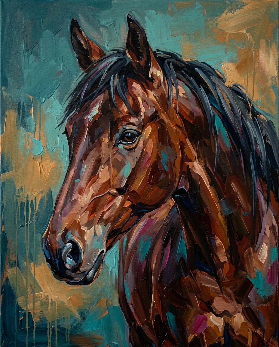 Acrylic Pen Portrait