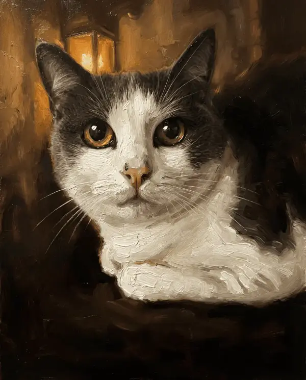 Baroque Portrait pet portrait style