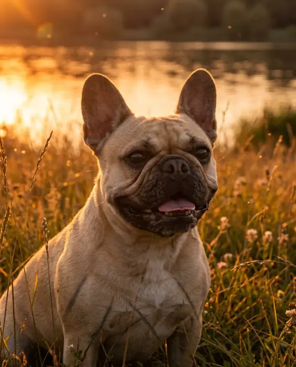 Golden Hour Portrait pet portrait style