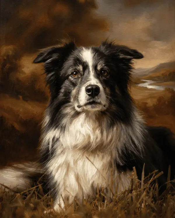 Old Masters Portrait pet portrait style