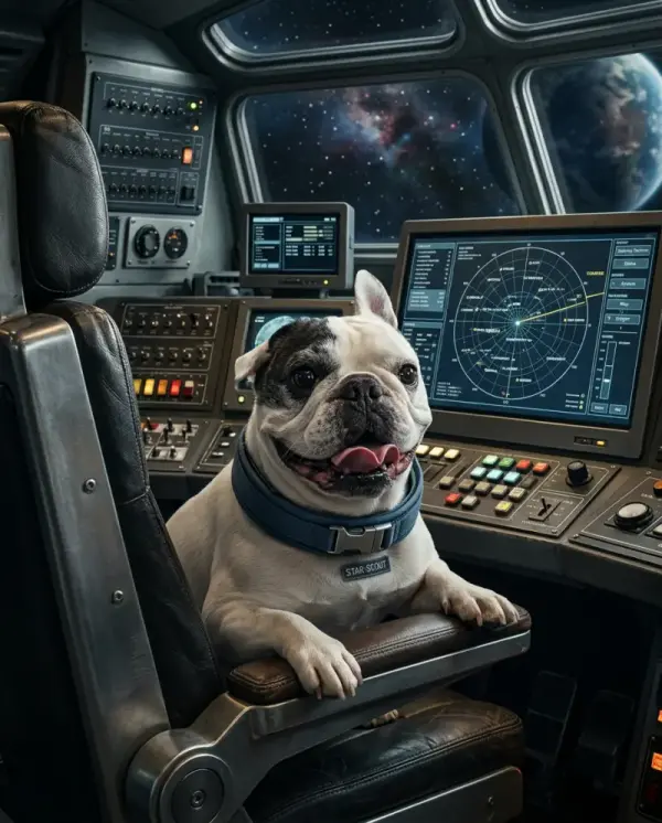 Sci-Fi Portrait pet portrait style