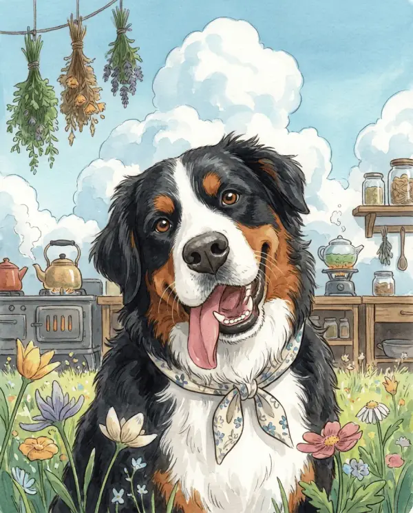 Studio Ghibli Portrait pet portrait style