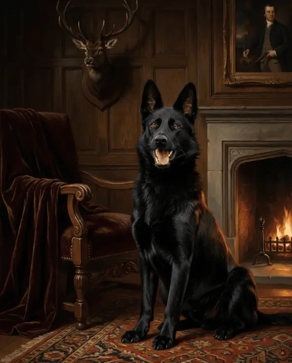 Victorian Portrait pet portrait style