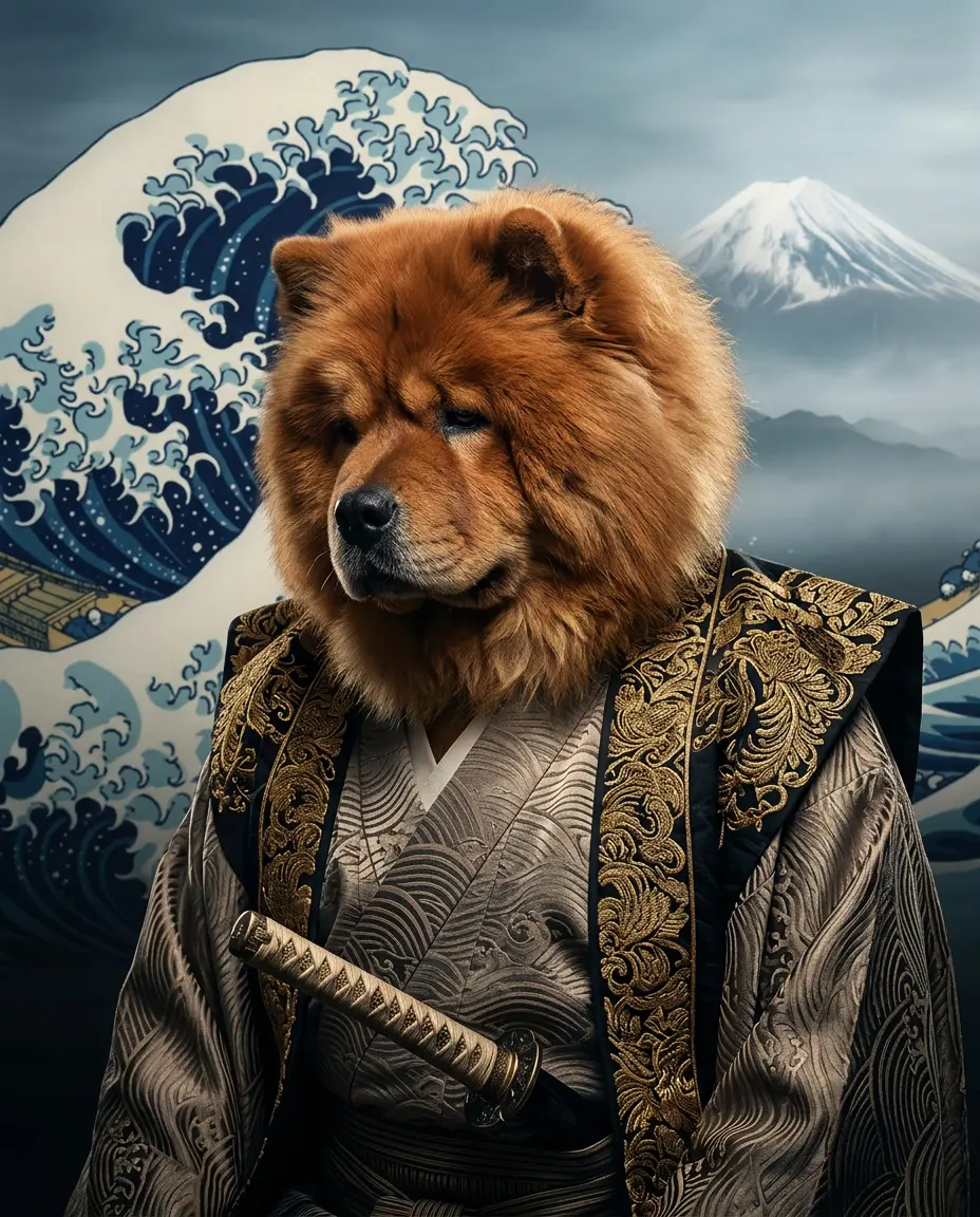 Hokusai Style Portrait