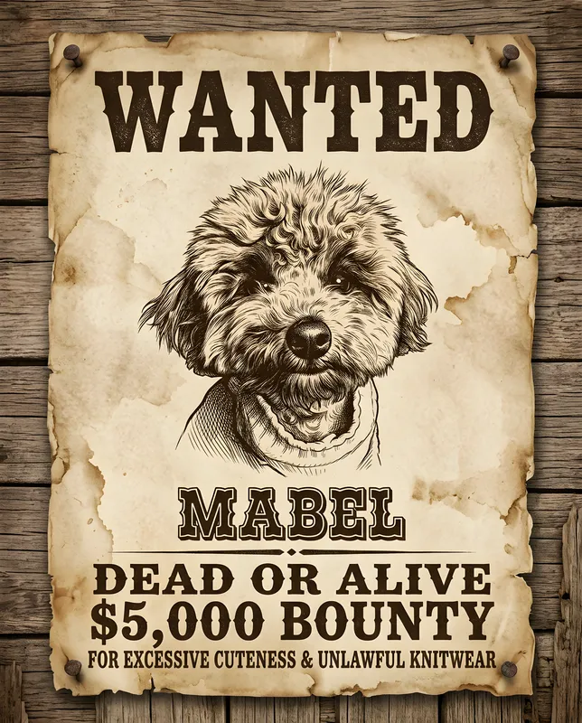 Customised Wanted Poster
