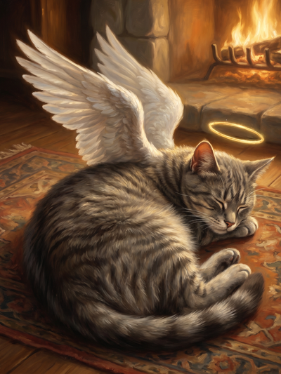 memorial pet portrait