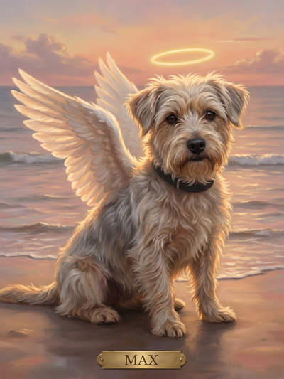 memorial pet portrait