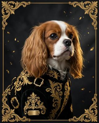 Black & Gold Portrait