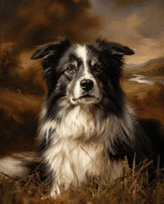 Old Masters Portrait pet portrait style