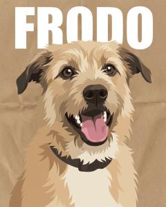 Modern Pet Portrait pet portrait style