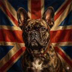 Patriot Portrait pet portrait style