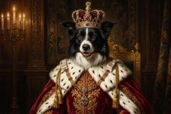 Royal Portrait pet portrait style