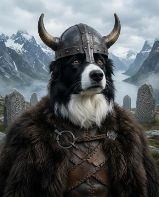 Viking Warrior Portrait